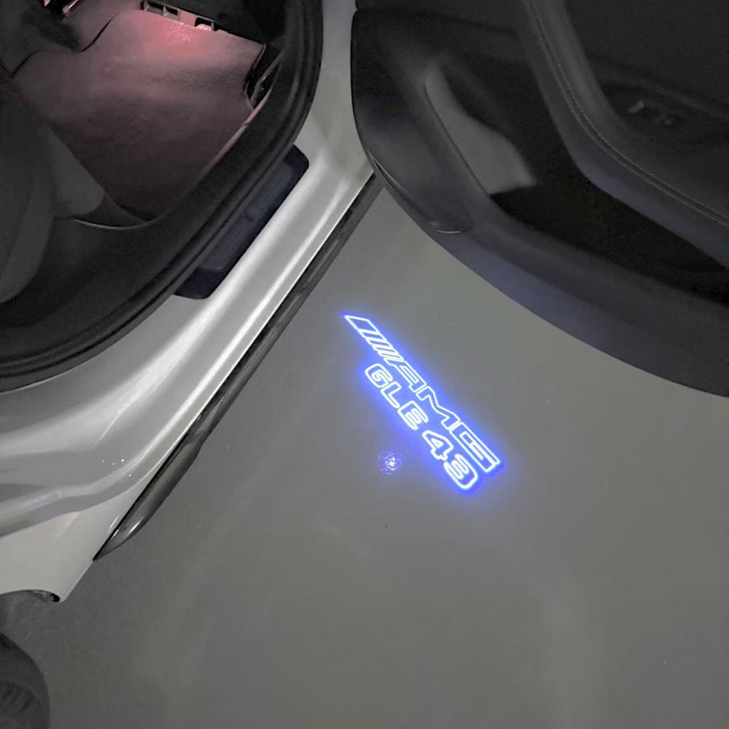 MERCEDES BENZ GLE 43 AMG LOGO PROJECTOR LIGHTS  (quantity 1 = 1 sets/2 door lights)Nr.03f030