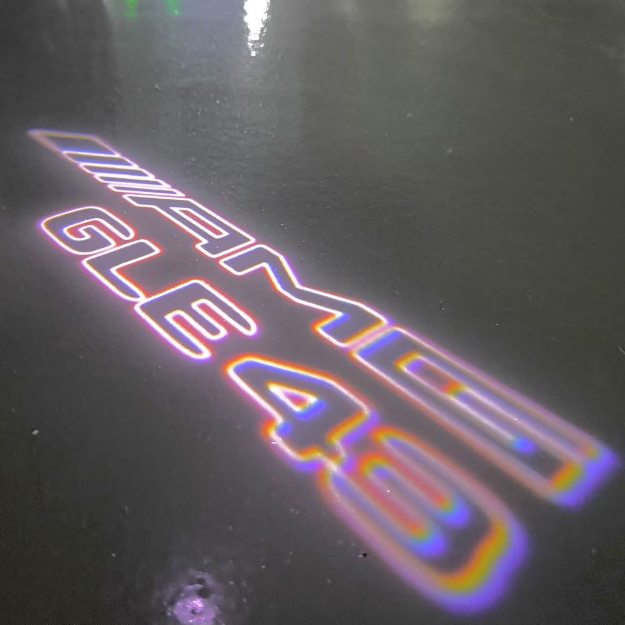 MERCEDES BENZ GLE 43 AMG LOGO PROJECTOR LIGHTS  (quantity 1 = 1 sets/2 door lights)Nr.03f029