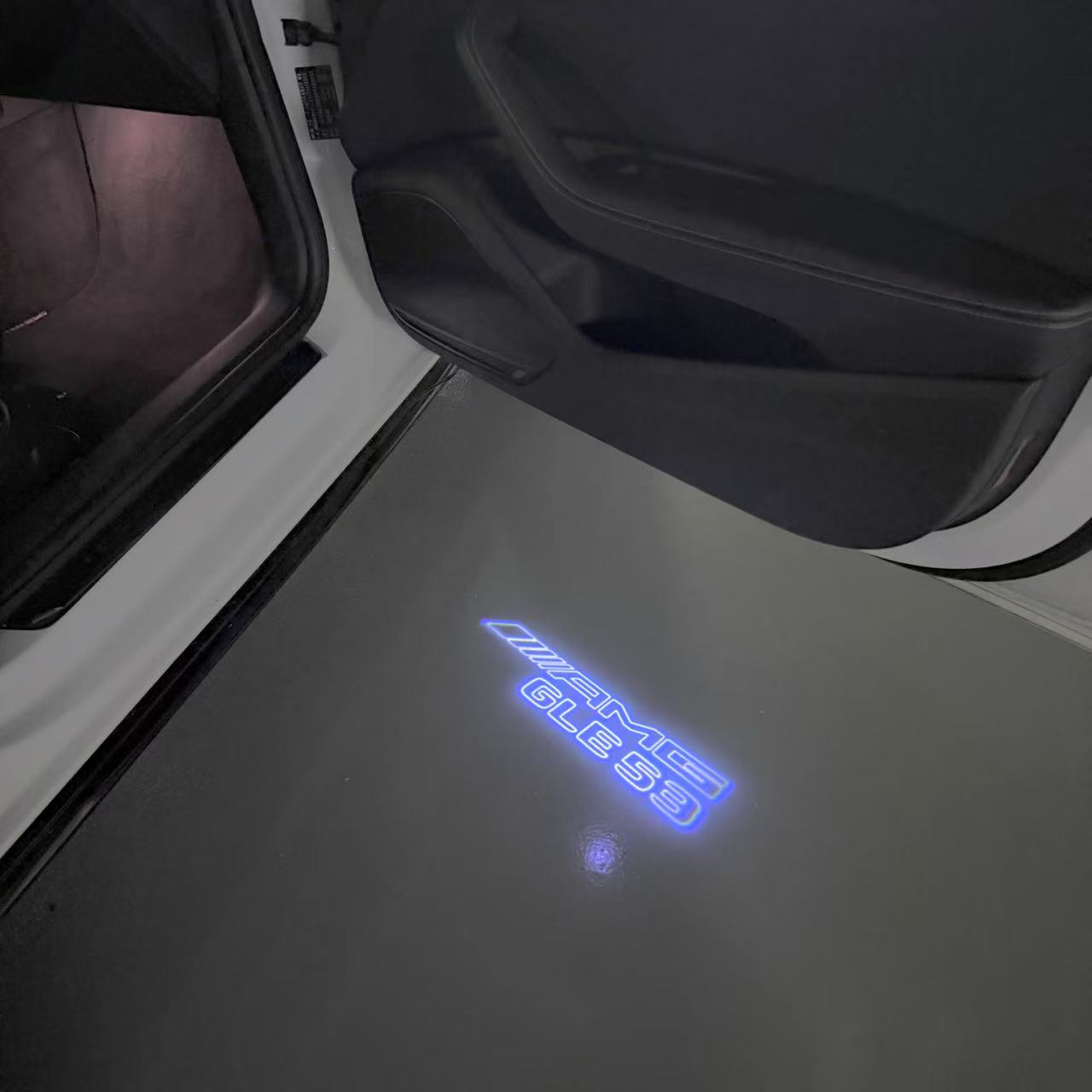 MERCEDES BENZ GLE 53 AMG LOGO PROJECTOR LIGHTS  (quantity 1 = 1 sets/2 door lights)Nr.03f035
