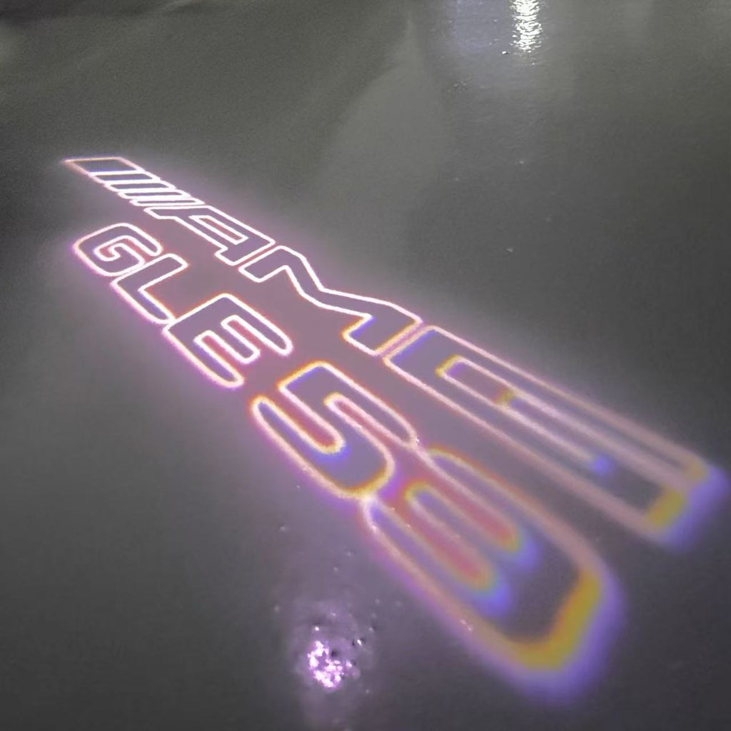 MERCEDES BENZ GLE 53 AMG LOGO PROJECTOR LIGHTS  (quantity 1 = 1 sets/2 door lights)Nr.03f034