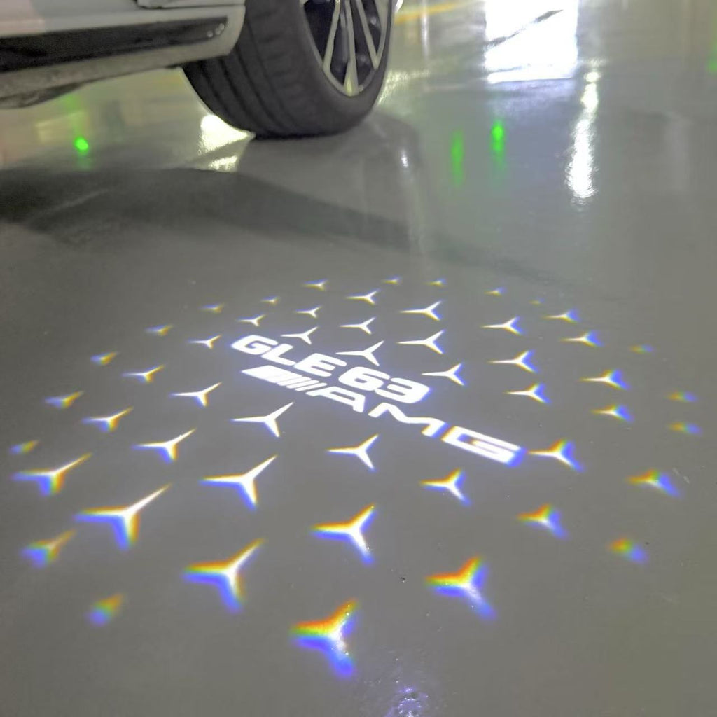 MERCEDES BENZ GLE 63 AMG LOGO PROJECTOR LIGHTS  (quantity 1 = 1 sets/2 door lights)Nr.03f039