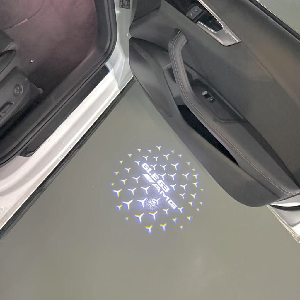 MERCEDES BENZ GLE 63 AMG LOGO PROJECTOR LIGHTS  (quantity 1 = 1 sets/2 door lights)Nr.03f039