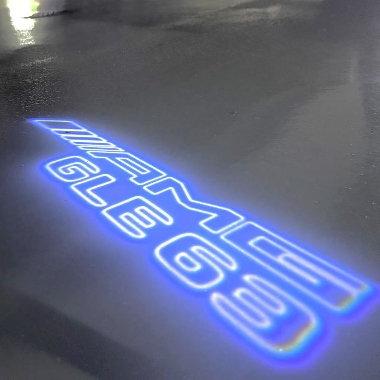 MERCEDES BENZ GLE 63 AMG LOGO PROJECTOR LIGHTS  (quantity 1 = 1 sets/2 door lights)Nr.03f037