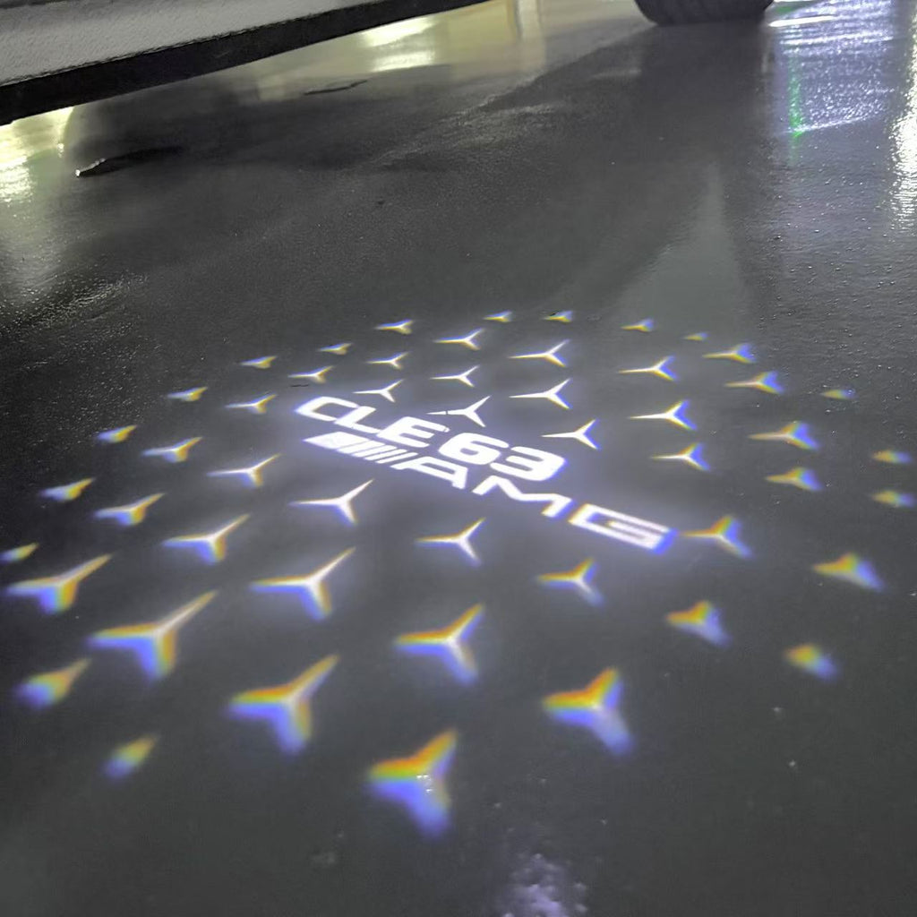 MERCEDES BENZ GLE 63 AMG LOGO PROJECTOR LIGHTS  (quantity 1 = 1 sets/2 door lights)Nr.03f039