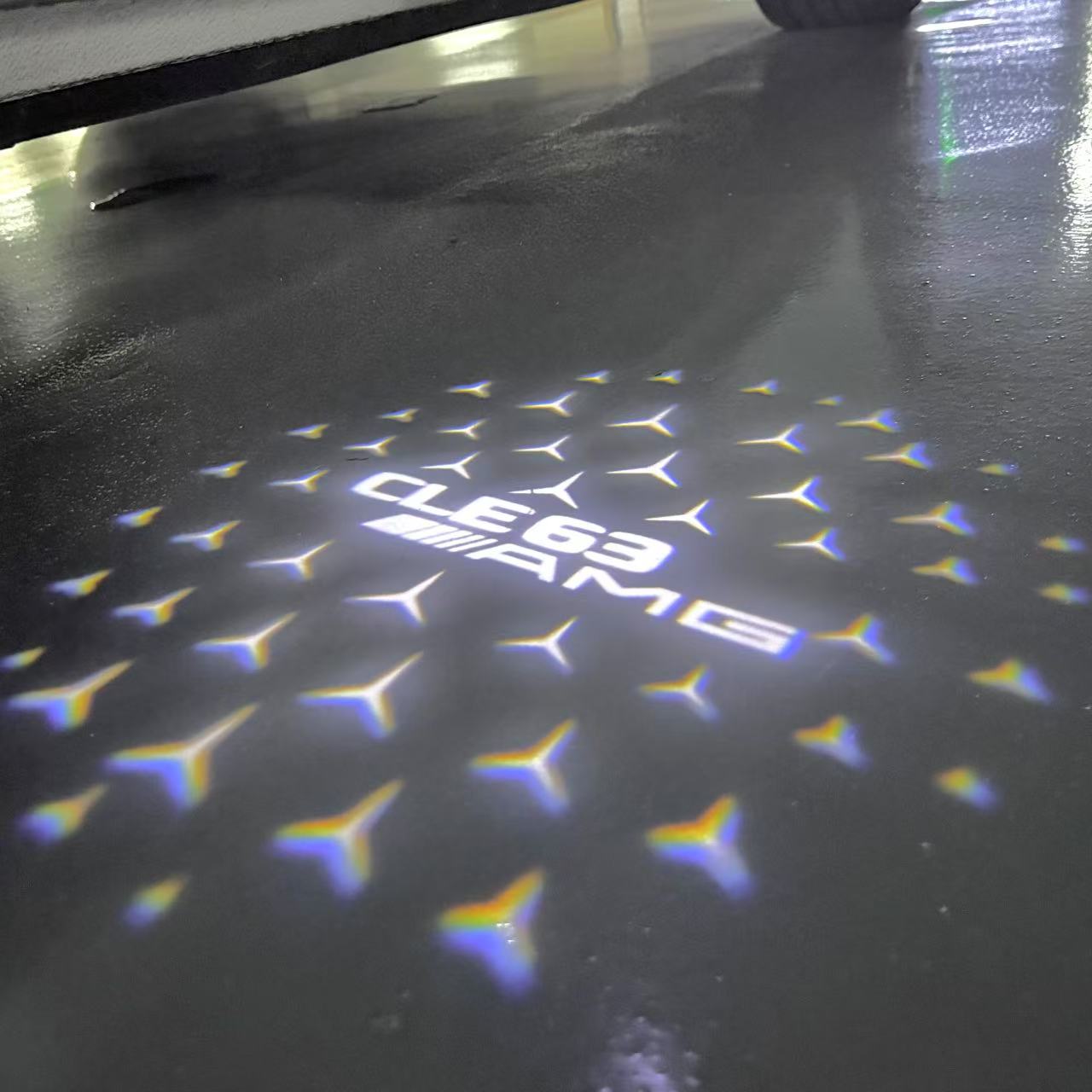 MERCEDES BENZ GLE 63 AMG LOGO PROJECTOR LIGHTS  (quantity 1 = 1 sets/2 door lights)Nr.03f039