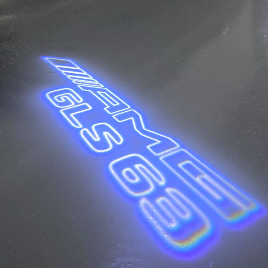 MERCEDES BENZ GLS 63 AMG LOGO PROJECTOR LIGHTS  (quantity 1 = 1 sets/2 door lights)Nr.03f034