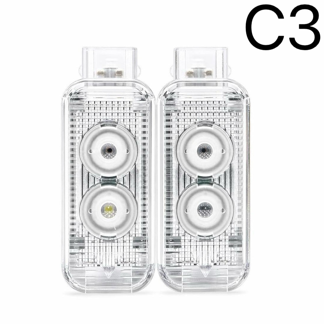 AUDI RS6+ LOGO Projector LED  (quantity 1 = 2 Logo Chips & 2 door Projectors LED ）Nr.audi01002