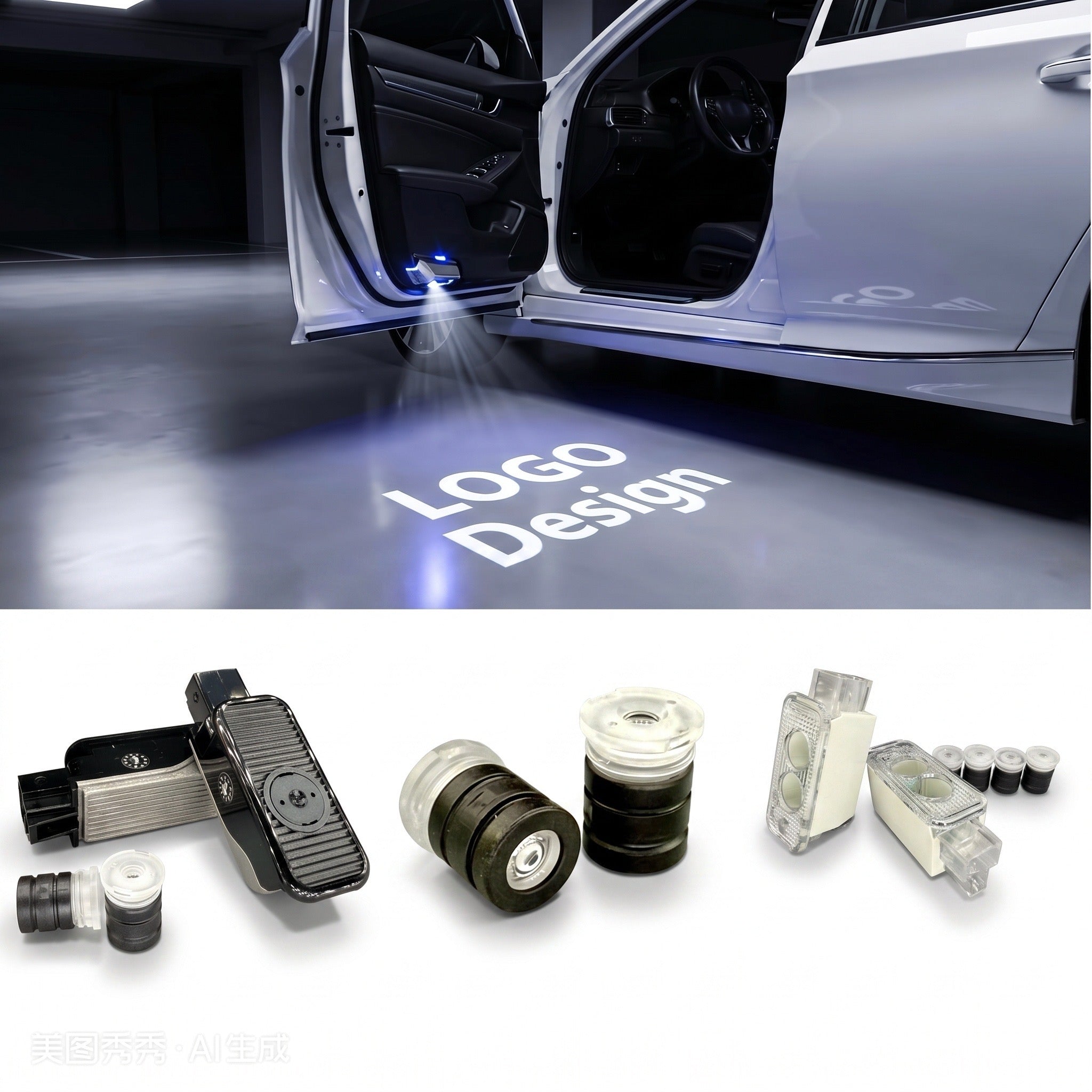 AUDI Q4 LOGO Projector Nr.A010020