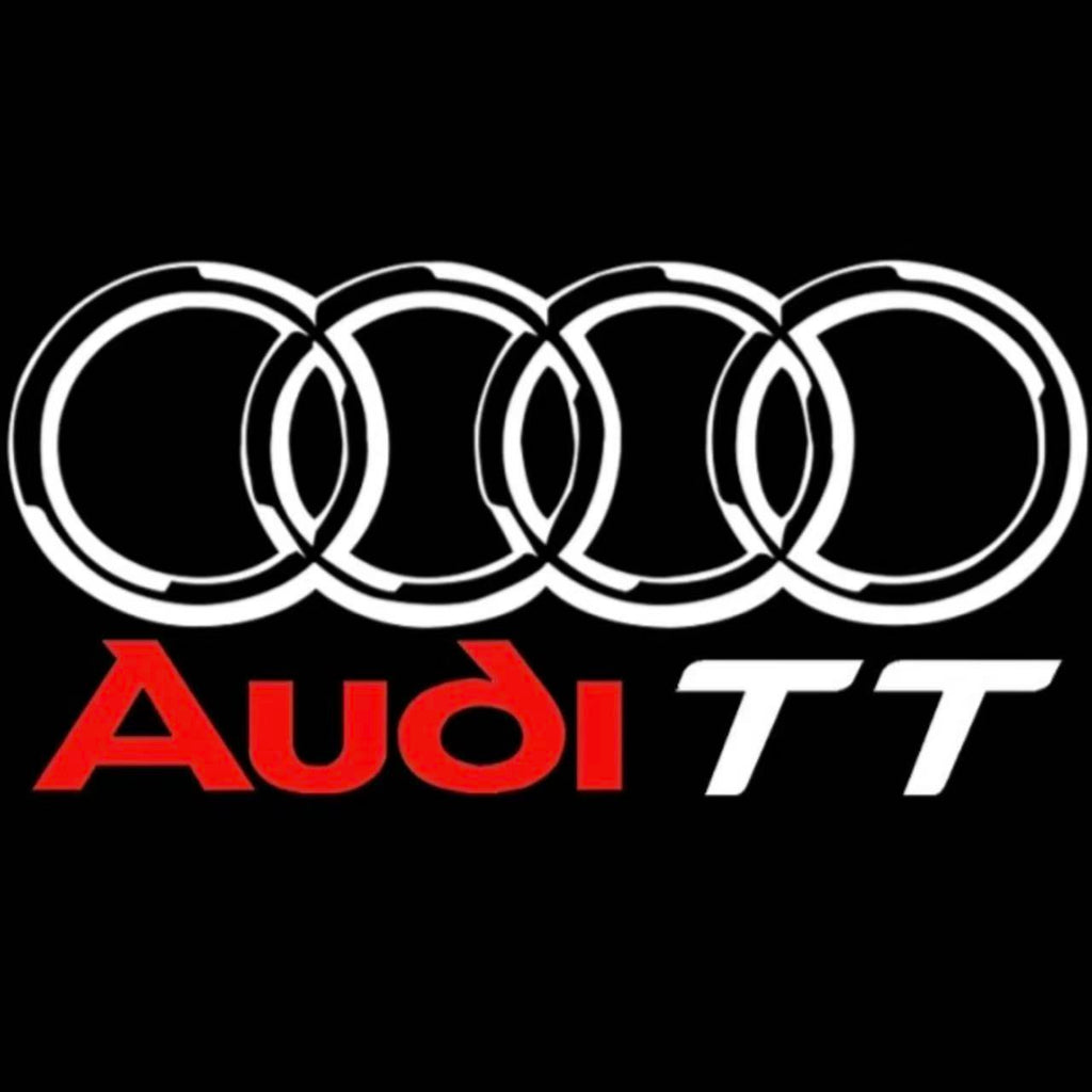 LUCI PROIETTORI LOGO AUDI Nr.107 (quantità 1 = 2 Pellicole Logo / 2 luci porta)