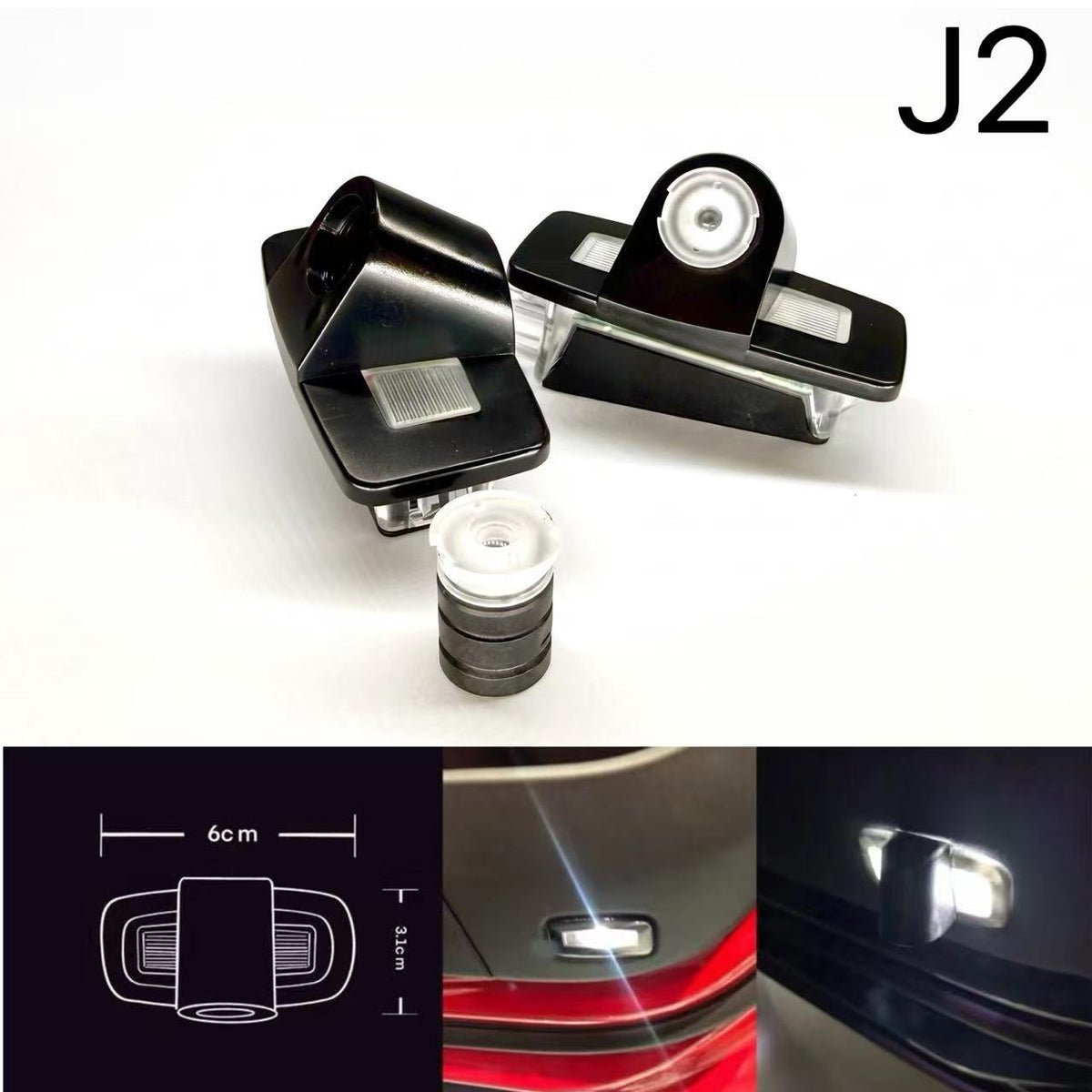 PORSCHE  E-Hybrid  Logo Projector Lights Nr.PO0005