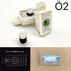 Land Rover LOGO PROJECROTR LIGHTS Nr.04 (الكمية 1 = 1 مجموعة / 2 أضواء باب)