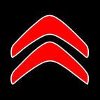 CITROËN Original   LOGO PROJECTOT LIGHTS (quantity 1 = 1 sets/2 door lights) Nr.6024q0t0115