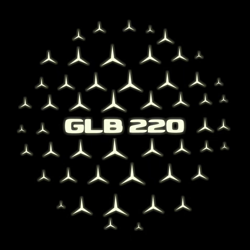 MERCEDES BENZ GLB 220 LOGO PROJECTOR LIGHTS  (quantity 1 = 1 sets/2 door lights)Nr.03f037