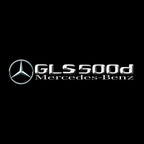 MERCEDES BENZ GLS 500d LOGO PROJECTOR LIGHTS  (quantity 1 = 1 sets/2 door lights)Nr.03f043