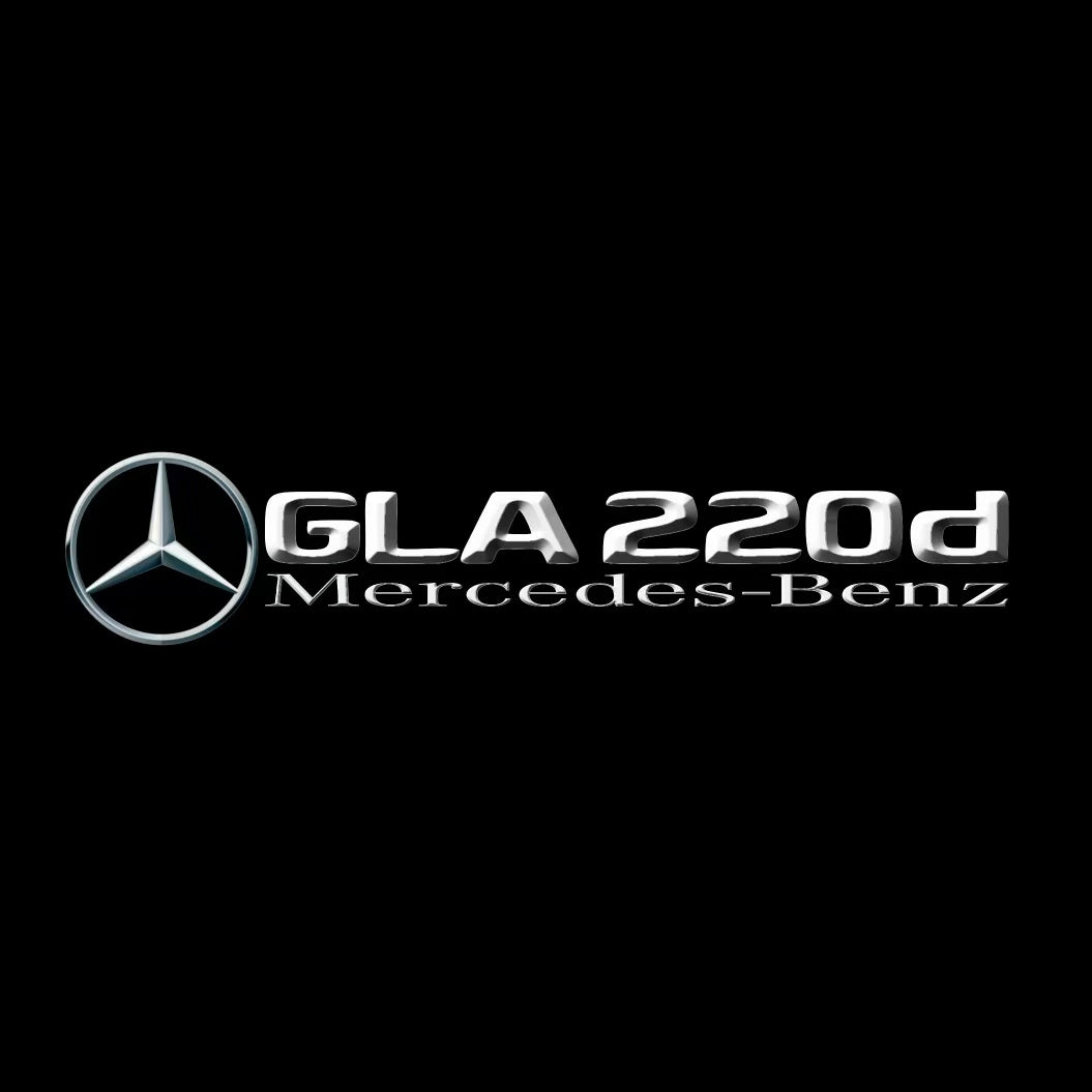 MERCEDES BENZ GLA 220d LOGO PROJECTOR LIGHTS  (quantity 1 = 1 sets/2 door lights)Nr.03f021