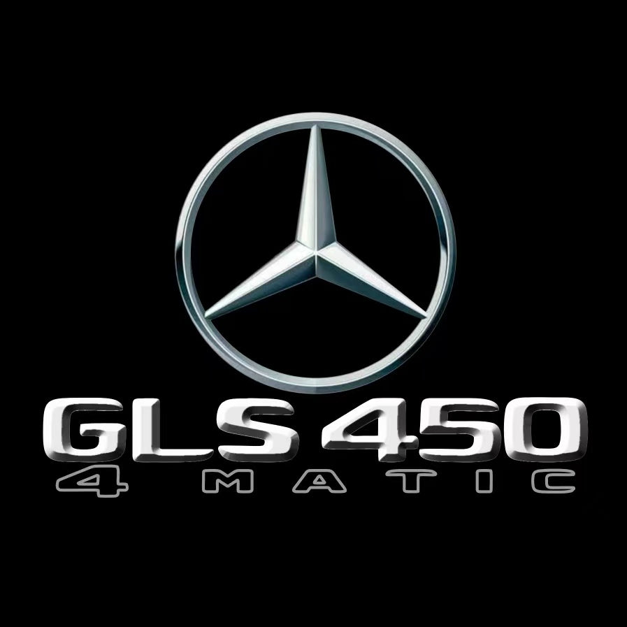 MERCEDES BENZ GLS 450 LOGO PROJECTOR LIGHTS  (quantity 1 = 1 sets/2 door lights)Nr.03f038