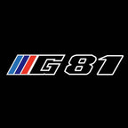 BMW M3 LOGO PROJECTOR LIGHTS Nr.24 (الكمية 1 = 1 مجموعة / 2 أضواء باب)