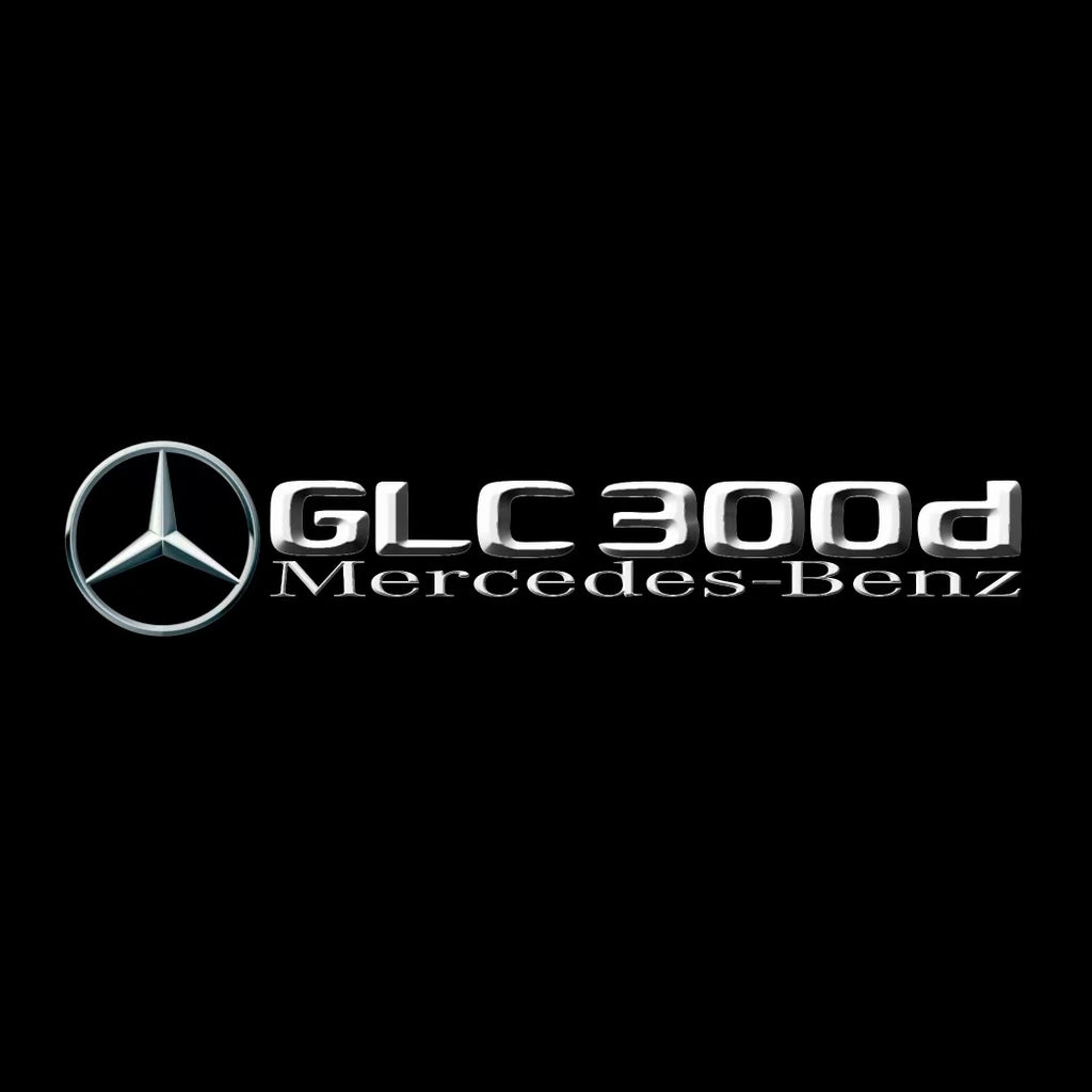 MERCEDES BENZ GLC 300d LOGO PROJECTOR LIGHTS  (quantity 1 = 1 sets/2 door lights)Nr.03f046
