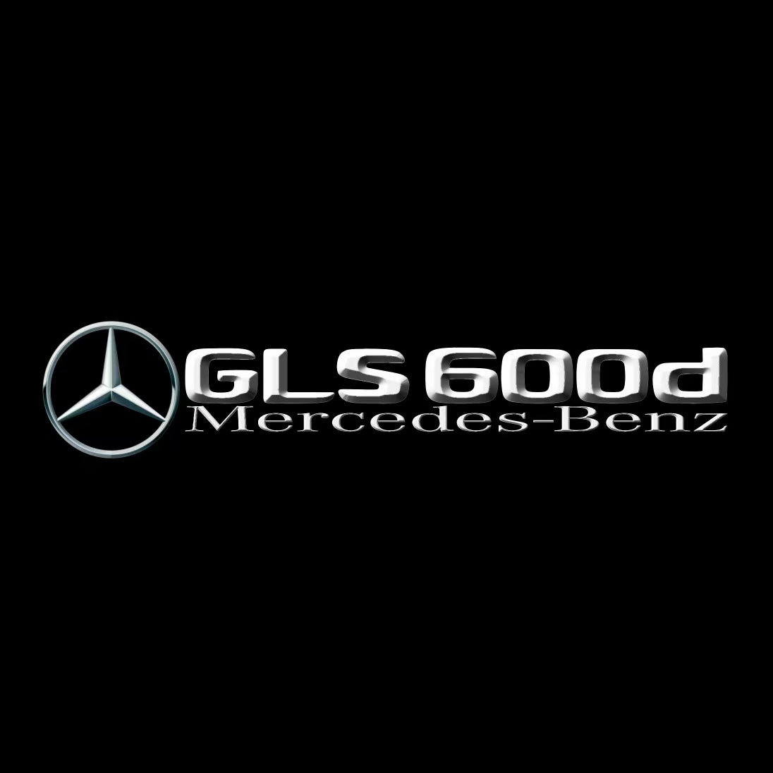 MERCEDES BENZ GLS 600d LOGO PROJECTOR LIGHTS  (quantity 1 = 1 sets/2 door lights)Nr.03f049