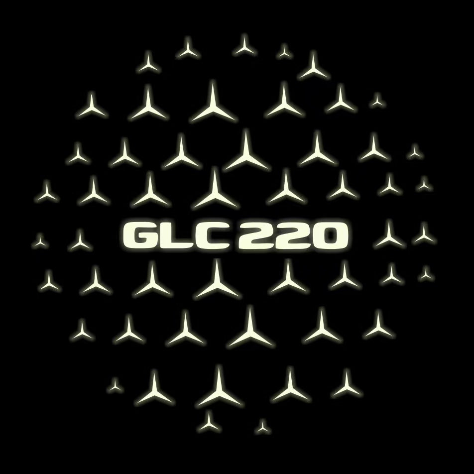 MERCEDES BENZ GLC 220 LOGO PROJECTOR LIGHTS  (quantity 1 = 1 sets/2 door lights)Nr.03f040
