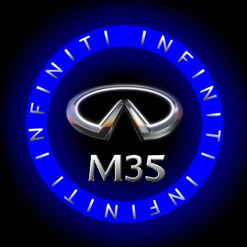 INFINITI  M35 LOGO PROJECROTR LIGHTS  (quantity 1 = 1 sets/2 door lights)Nr.74A92