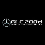 MERCEDES BENZ GLC 200d LOGO PROJECTOR LIGHTS  (quantity 1 = 1 sets/2 door lights)Nr.03f036