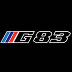 BMW M3 LOGO PROJECTOR LIGHTS Nr.24 (الكمية 1 = 1 مجموعة / 2 أضواء باب)