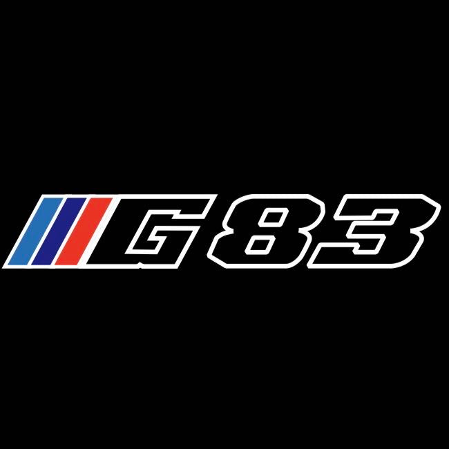 BMW M3 LOGO PROJECTOR LIGHTS Nr.24 (الكمية 1 = 1 مجموعة / 2 أضواء باب)