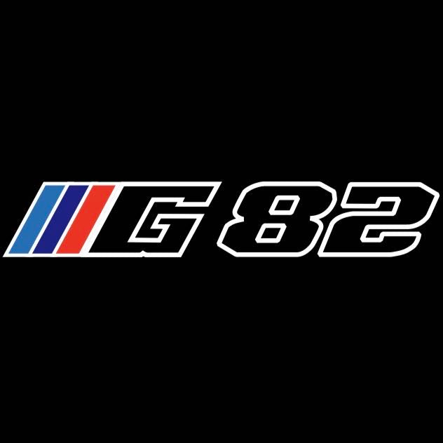 BMW M3 LOGO PROJECTOR LIGHTS Nr.24 (الكمية 1 = 1 مجموعة / 2 أضواء باب)