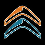 CITROËN Original   LOGO PROJECTOT LIGHTS (quantity 1 = 1 sets/2 door lights) Nr.6024q0t0147