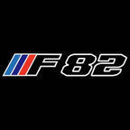 BMW M3 LOGO PROJECTOR LIGHTS Nr.24 (الكمية 1 = 1 مجموعة / 2 أضواء باب)