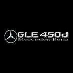MERCEDES BENZ GLE 450d LOGO PROJECTOR LIGHTS  (quantity 1 = 1 sets/2 door lights)Nr.03f052
