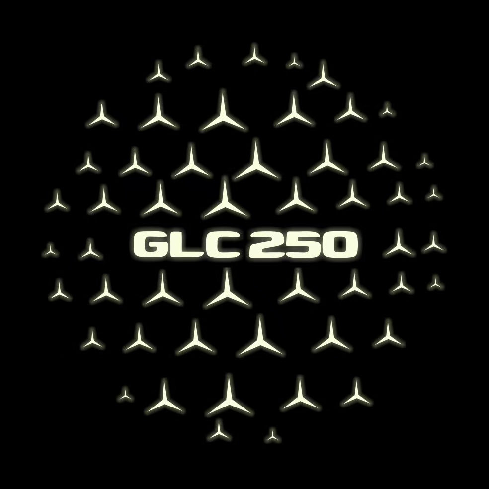 MERCEDES BENZ GLC 250 LOGO PROJECTOR LIGHTS  (quantity 1 = 1 sets/2 door lights)Nr.03f043