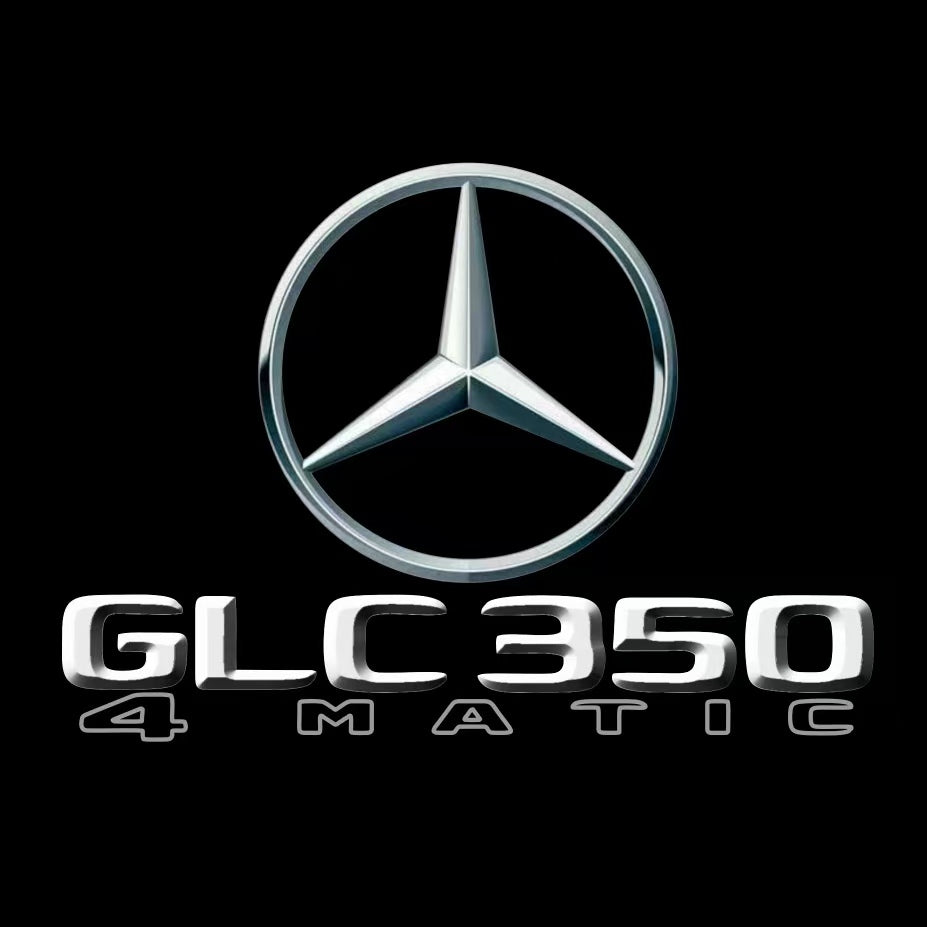 MERCEDES BENZ GLC 350 LOGO PROJECTOR LIGHTS  (quantity 1 = 1 sets/2 door lights)Nr.03f047