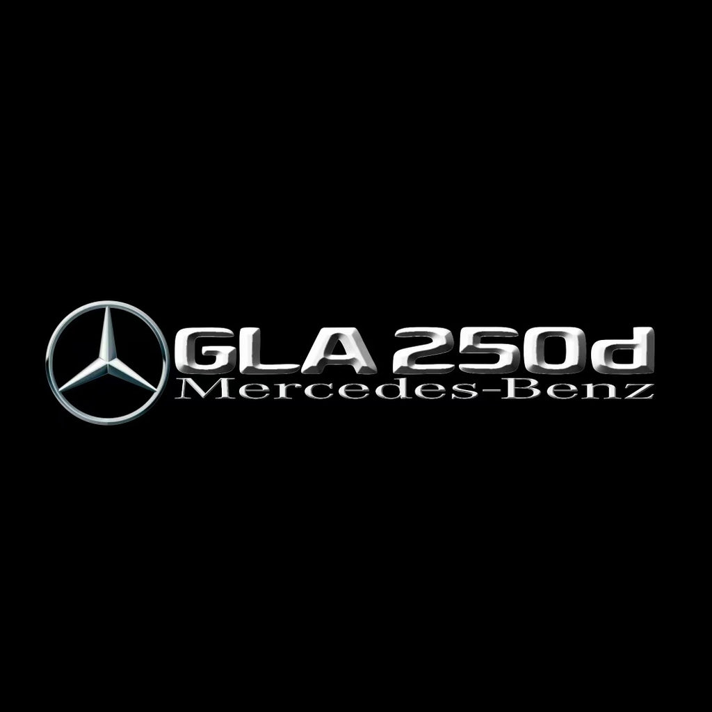 MERCEDES BENZ GLA 250d LOGO PROJECTOR LIGHTS  (quantity 1 = 1 sets/2 door lights)Nr.03f024