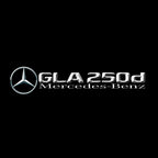 MERCEDES BENZ GLA 250d LOGO PROJECTOR LIGHTS  (quantity 1 = 1 sets/2 door lights)Nr.03f024