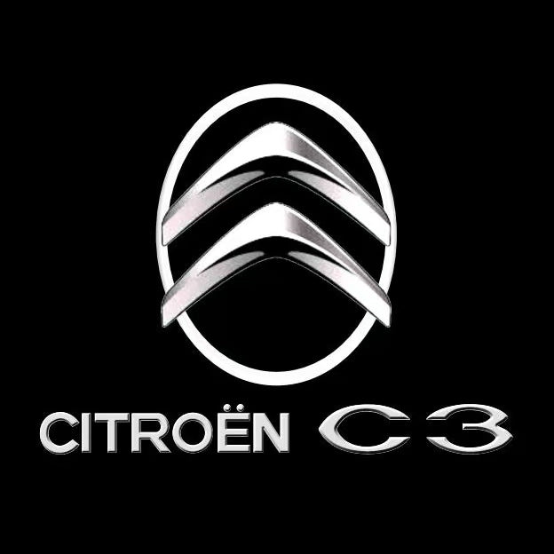 CITROËN C3  LOGO PROJECTOT LIGHTS (quantity 1 = 1 sets/2 door lights) Nr.6024q0t0151