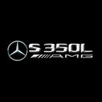 MERCEDES BENZ S 350L LOGO PROJECTOR LIGHTS  (quantity 1 = 1 sets/2 door lights)Nr.03f026