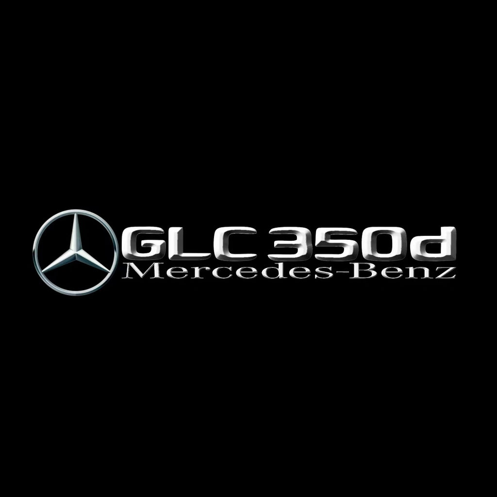 MERCEDES BENZ GLC 350d LOGO PROJECTOR LIGHTS  (quantity 1 = 1 sets/2 door lights)Nr.03f049