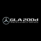 MERCEDES BENZ GLA 200d LOGO PROJECTOR LIGHTS  (quantity 1 = 1 sets/2 door lights)Nr.03f018