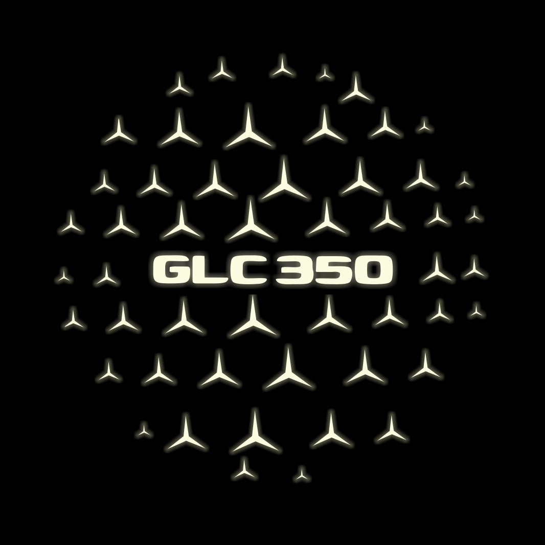 MERCEDES BENZ GLC 350 LOGO PROJECTOR LIGHTS  (quantity 1 = 1 sets/2 door lights)Nr.03f048