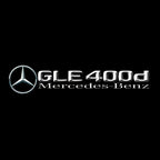 MERCEDES BENZ GLE 400d LOGO PROJECTOR LIGHTS  (quantity 1 = 1 sets/2 door lights)Nr.03f049