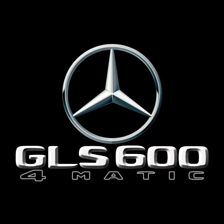 MERCEDES BENZ GLS 600 LOGO PROJECTOR LIGHTS  (quantity 1 = 1 sets/2 door lights)Nr.03f047