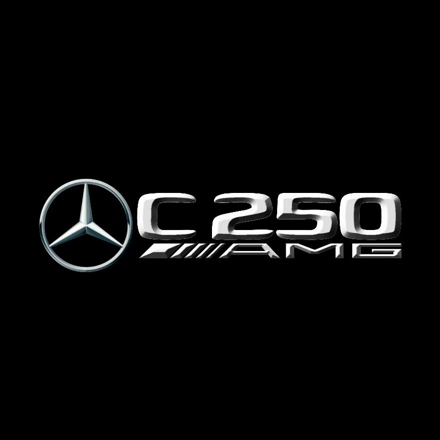 MERCEDES BENZ  C 250 AMG LOGO PROJECTOT LIGHTS  (quantity 1 = 1 sets/2 door lights)Nr.03f029