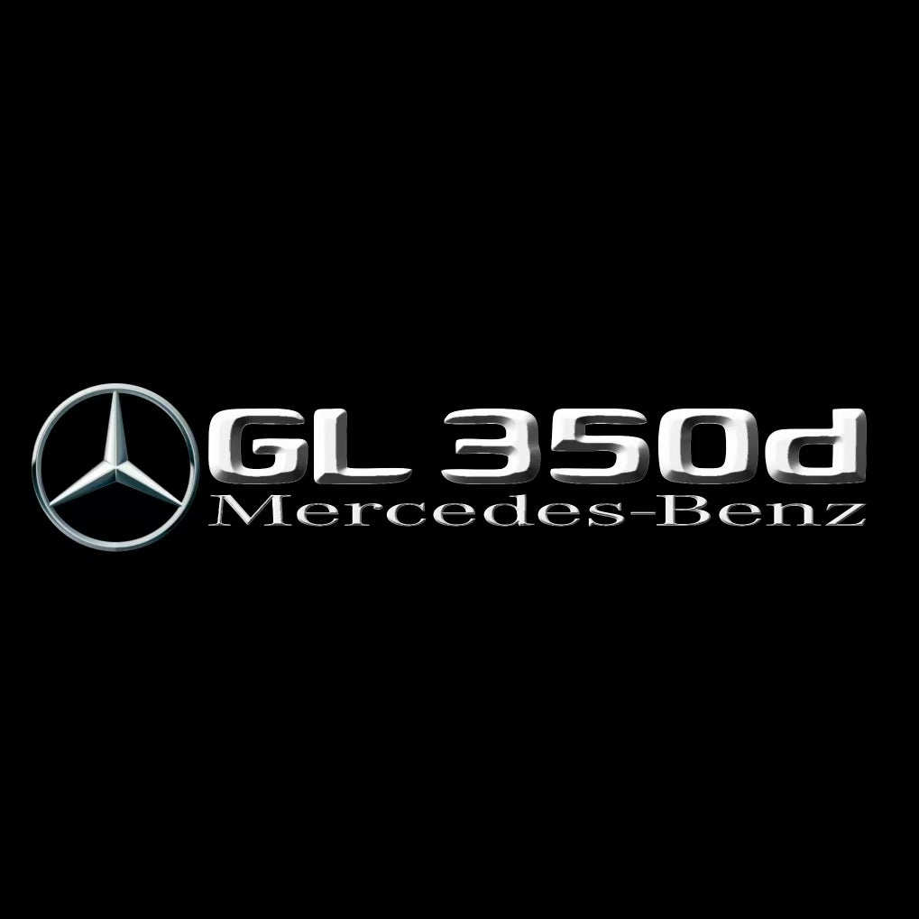 MERCEDES BENZ GL 350d LOGO PROJECTOR LIGHTS  (quantity 1 = 1 sets/2 door lights)Nr.03f010
