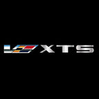 CADILLAC XTS LOGO PROJECTOT LIGHTS Nr.9802 (quantity 1 = 2 Logo Films /2 door lights）