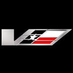 CADILLAC V  SERIES LOGO PROJECTOT LIGHTS Nr.9773 (quantity 1 = 2 Logo Films /2 door lights）
