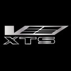 CADILLAC XTS LOGO PROJECTOT LIGHTS Nr.9767 (quantity 1 = 2 Logo Films /2 door lights）