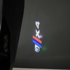 BMW M3 LOGO PROJECTOR LIGHTS Nr.24 (الكمية 1 = 1 مجموعة / 2 أضواء باب)