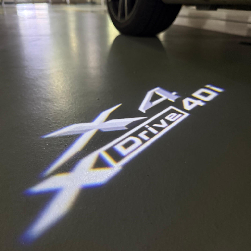 BMW M3 LOGO PROJECTOR LIGHTS Nr.24 (الكمية 1 = 1 مجموعة / 2 أضواء باب)